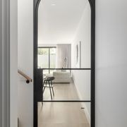 Arch Steel Frame Glass Hinge Doors - Galvanised FPS50 gallery detail image