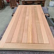 Custom V-Panel Solid Victorian Ash Entry Doors gallery detail image