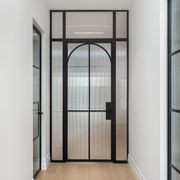 Steel Frame Glass Hinge Doors  - Galvanised FPS50 gallery detail image
