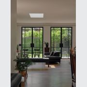Steel Frame Glass Hinge Doors  - Galvanised FPS50 gallery detail image