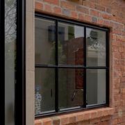 Steel Frame Glass Hinge Doors - Galvanised FPS50 gallery detail image