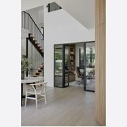 Steel Frame Glass Hinge Doors - Galvanised FPS50 gallery detail image