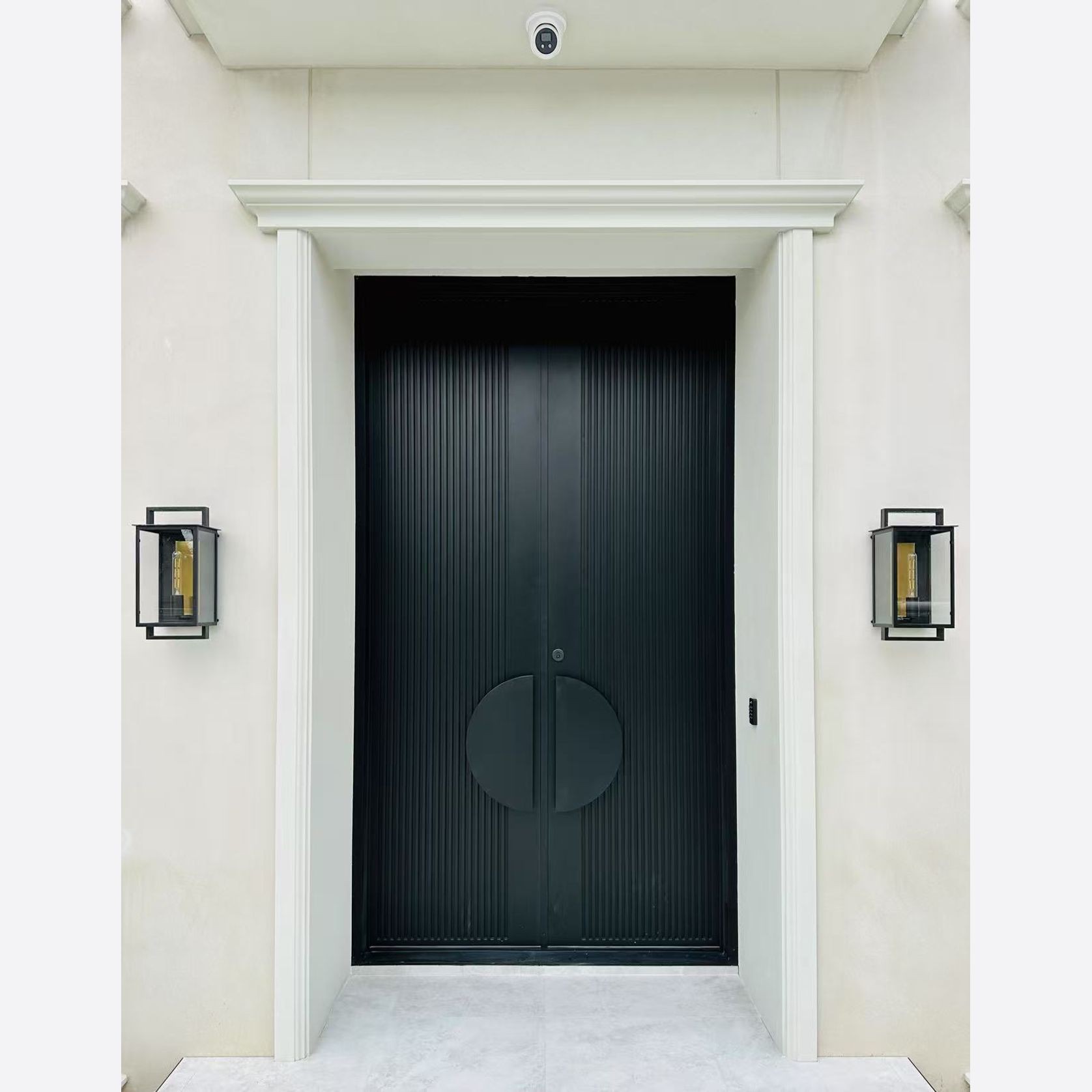 Iron Batten Hinge Entry Doors - Galvanised FWA50 gallery detail image
