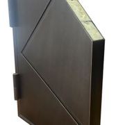 Iron Hinge Entry Doors - Galvanised gallery detail image