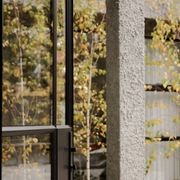 Steel Frame Glass Hinge Doors - Galvanised W40 gallery detail image