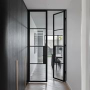 Steel Frame Glass Hinge Doors - Galvanised FPS50 gallery detail image