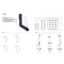 Steel Frame Glass Hinge Doors  - Galvanised FPS50 gallery detail image