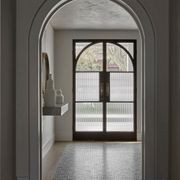 Arch Steel Frame Glass Hinge Doors - Galvanised FPS50 gallery detail image