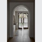 Arch Steel Frame Glass Hinge Doors - Galvanised FPS50 gallery detail image