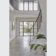 Steel Frame Glass Hinge Doors  - Galvanised FPS50 gallery detail image