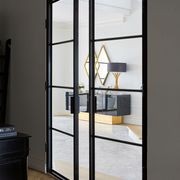Steel Frame Glass Hinge Doors - Galvanised FPS50 gallery detail image