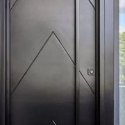 Iron Hinge Entry Doors - Galvanised FWA50 gallery detail image