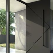 Iron Hinge Entry Doors - Galvanised gallery detail image