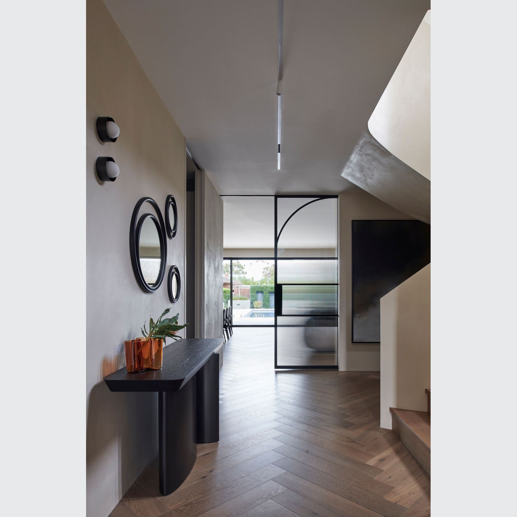 Arch Steel Frame Glass Hinge Doors - Galvanised FPS50 gallery detail image