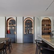 Arch Steel Frame Glass Hinge Doors - Galvanised FPS50 gallery detail image