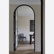Arch Steel Frame Glass Hinge Doors - Galvanised FPS50 gallery detail image