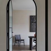 Arch Steel Frame Glass Hinge Doors - Galvanised FPS50 gallery detail image