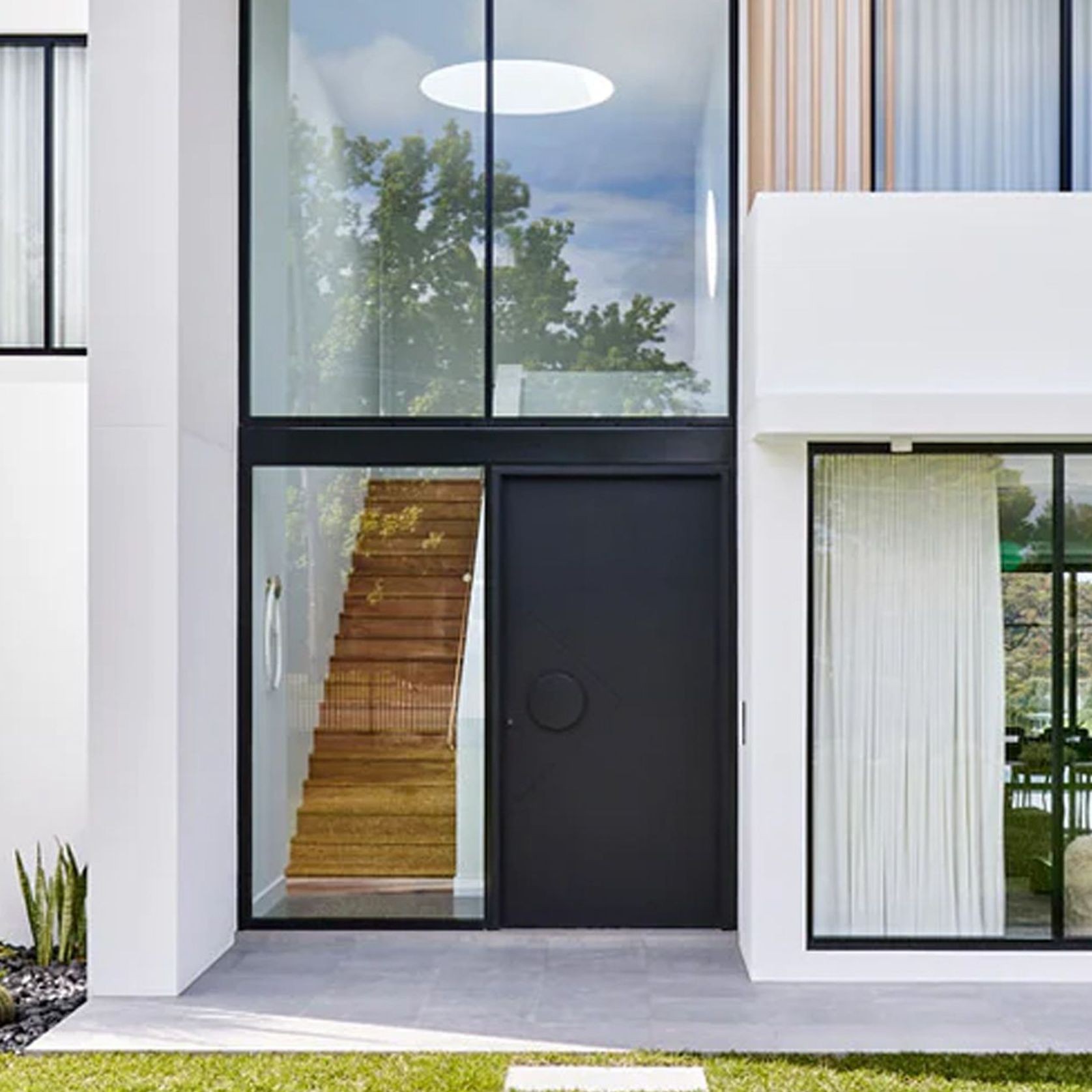 Iron Hinge Entry Doors - Galvanised FWA50 gallery detail image