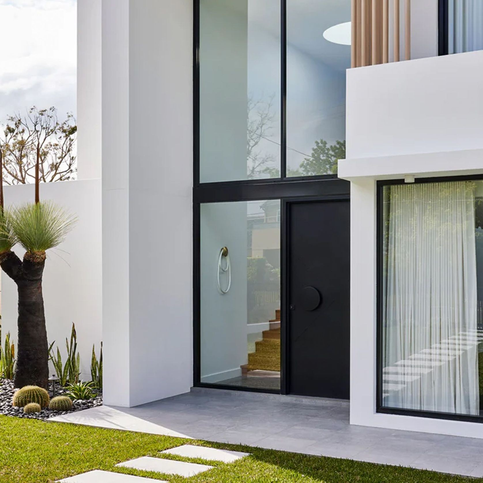 Iron Hinge Entry Doors - Galvanised gallery detail image