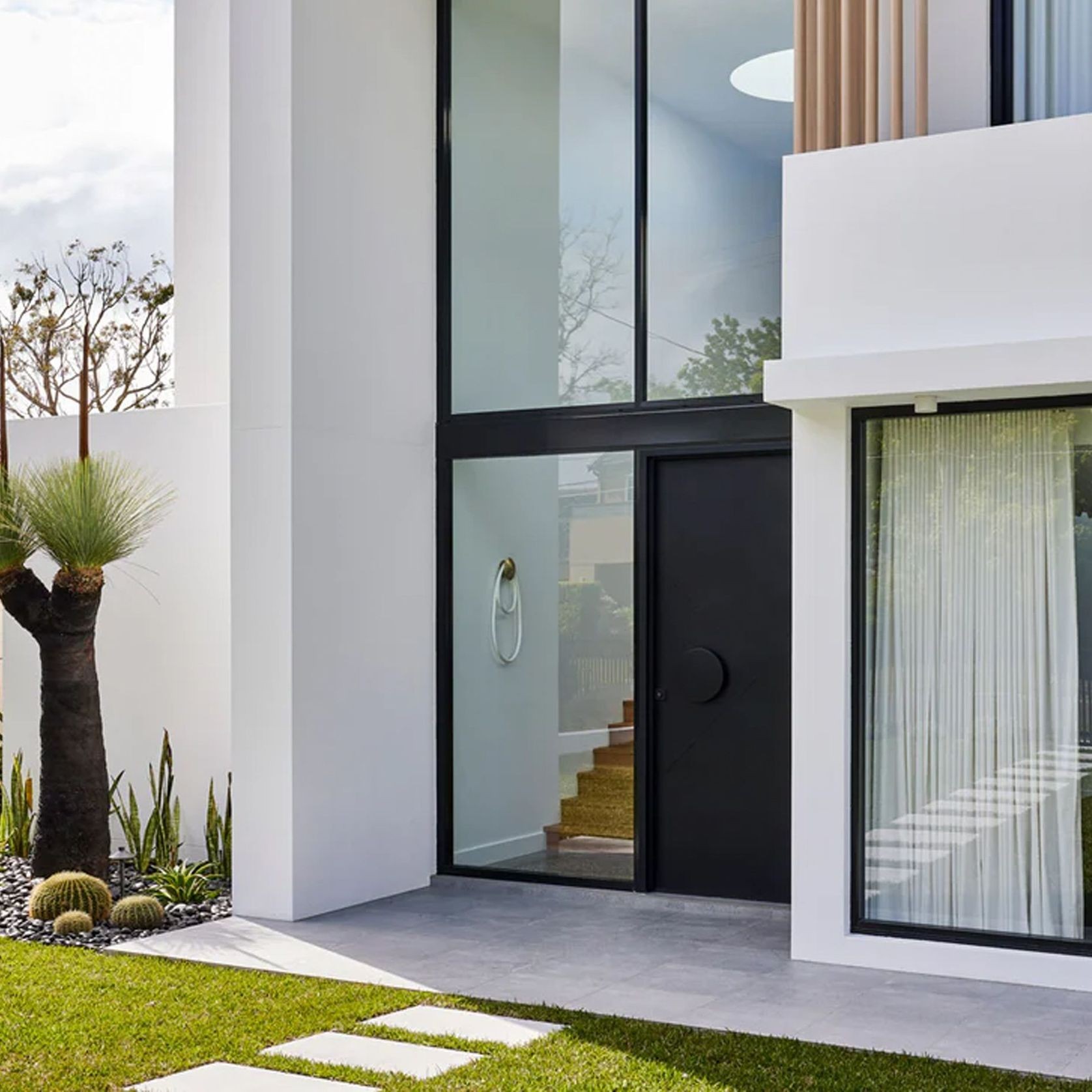 Iron Hinge Entry Doors - Galvanised FWA50 gallery detail image