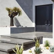 Iron Batten Hinge Entry Doors - Galvanised gallery detail image