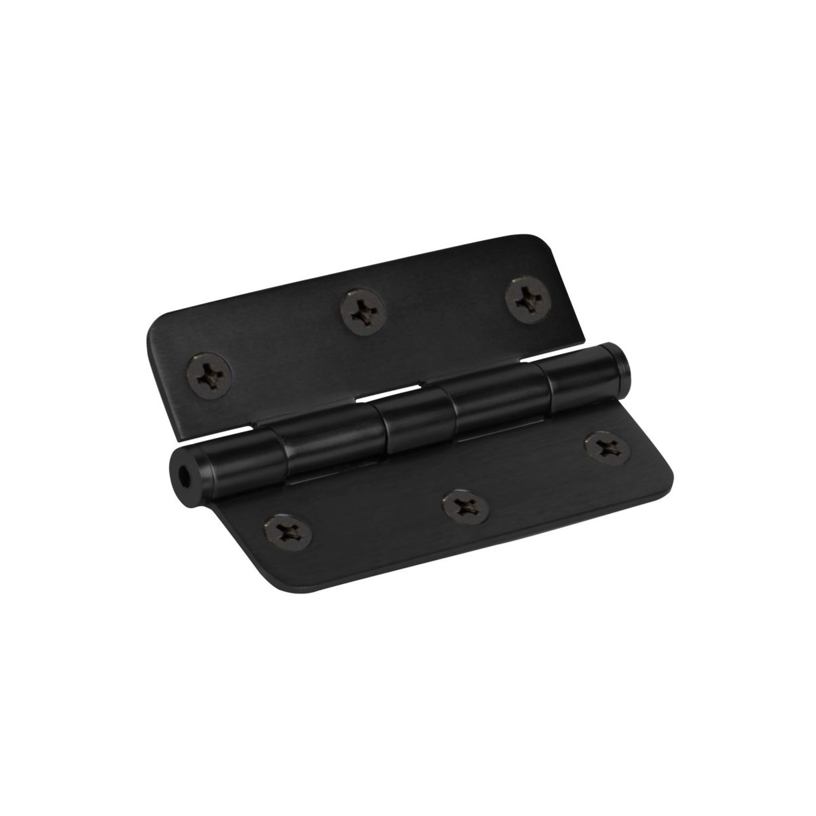 Hinge Steel R1/4 Electroplate & Lacquered Black gallery detail image