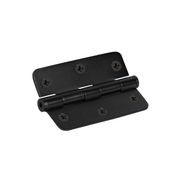 Hinge Steel R1/4 Electroplate & Lacquered Black gallery detail image