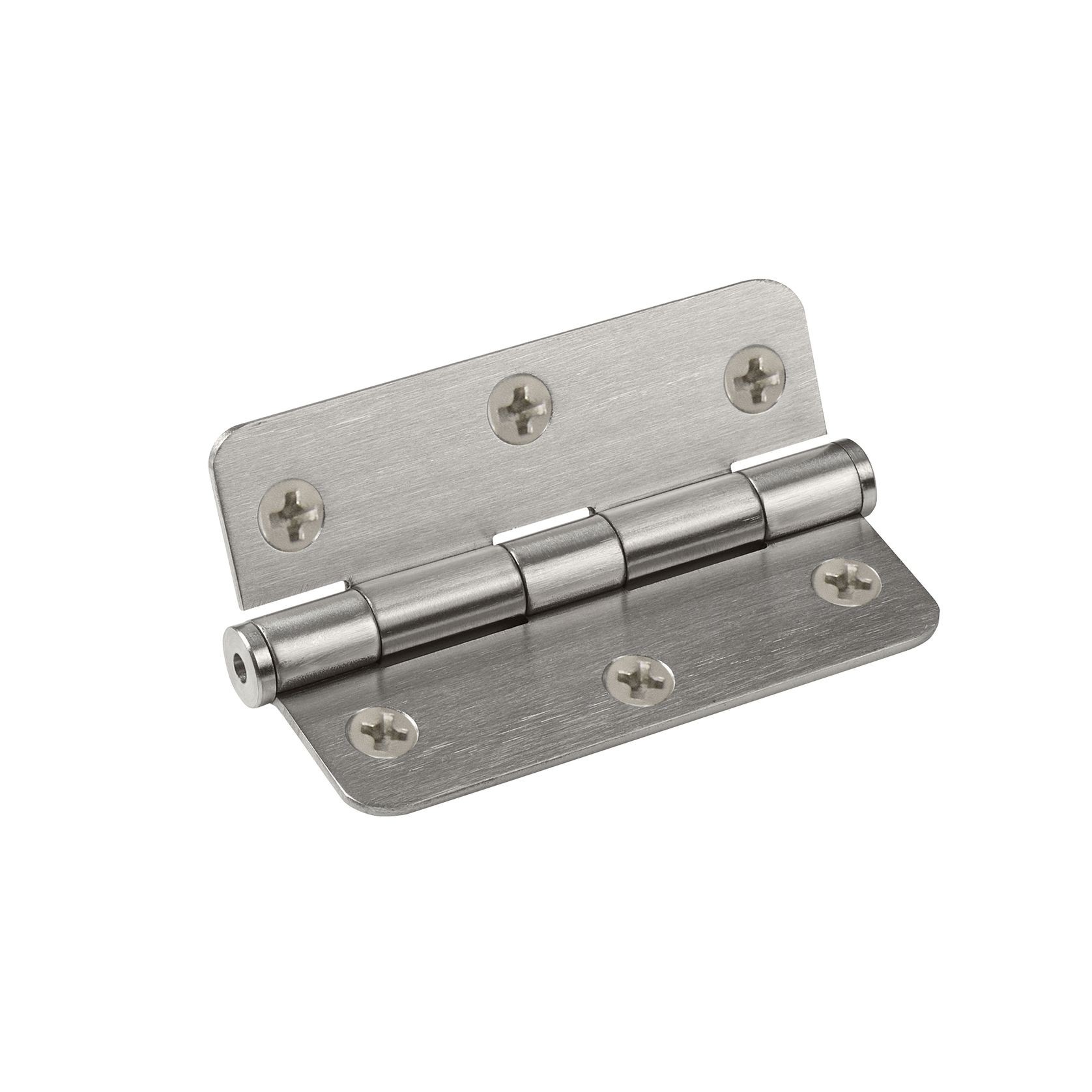 Hinge Steel R1/4 Satin Nickel gallery detail image