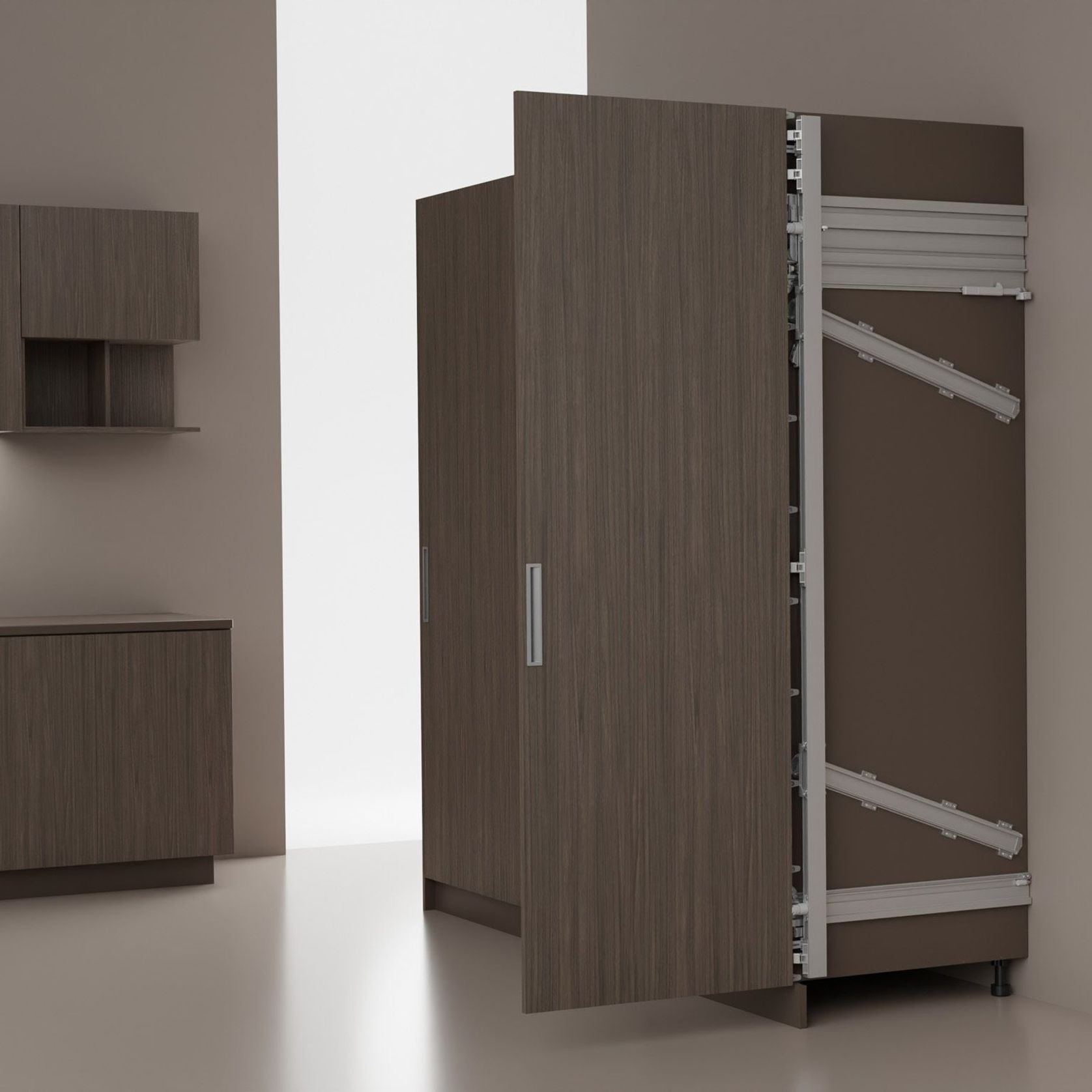 Salice Gravity Pocket Door - Gravity IN Configuration
