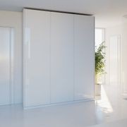 Salice Gravity Pocket Door Installed with Full Height Doors for Linen Cupboard - Closed
