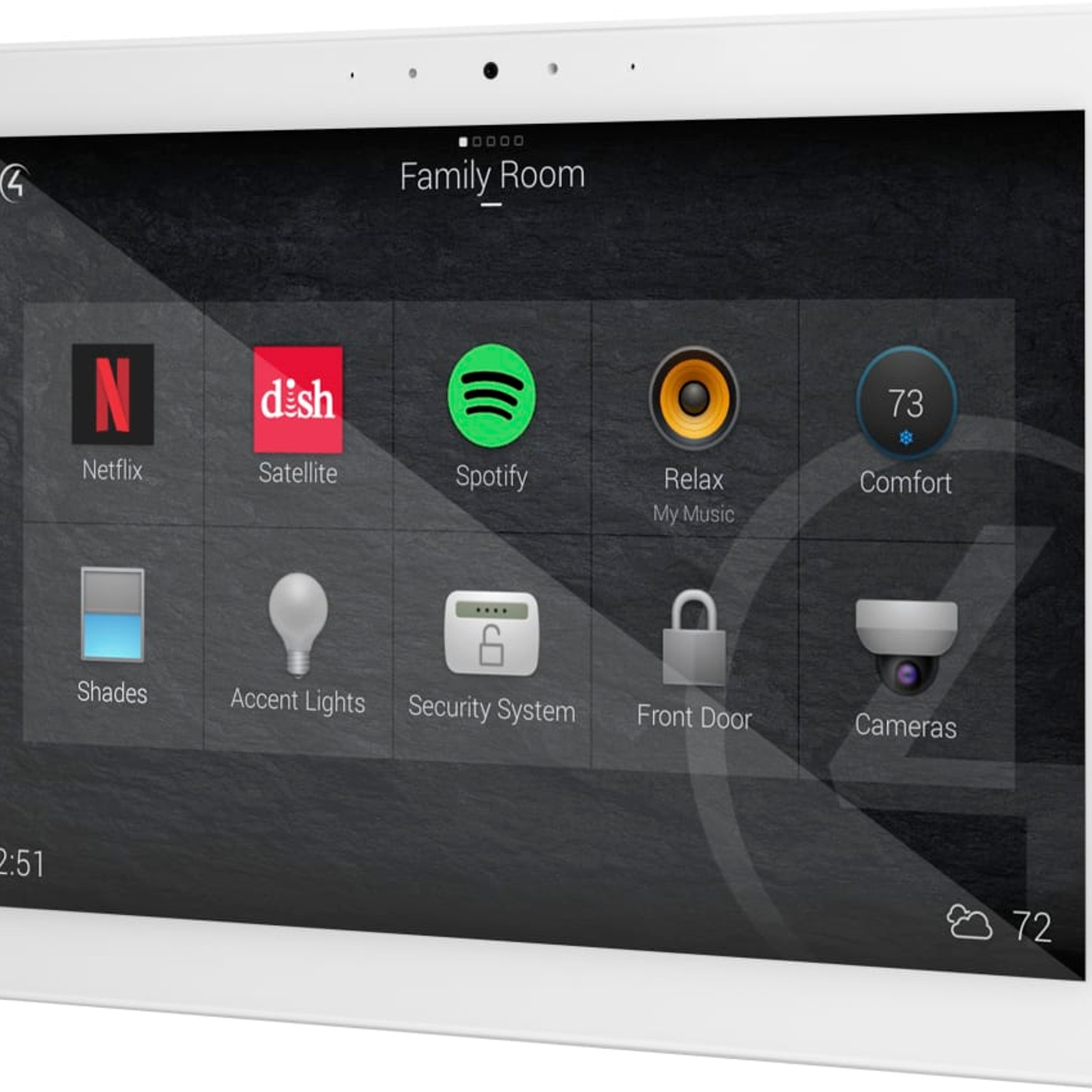 Control4® T4 Series In-Wall Touchscreen gallery detail image