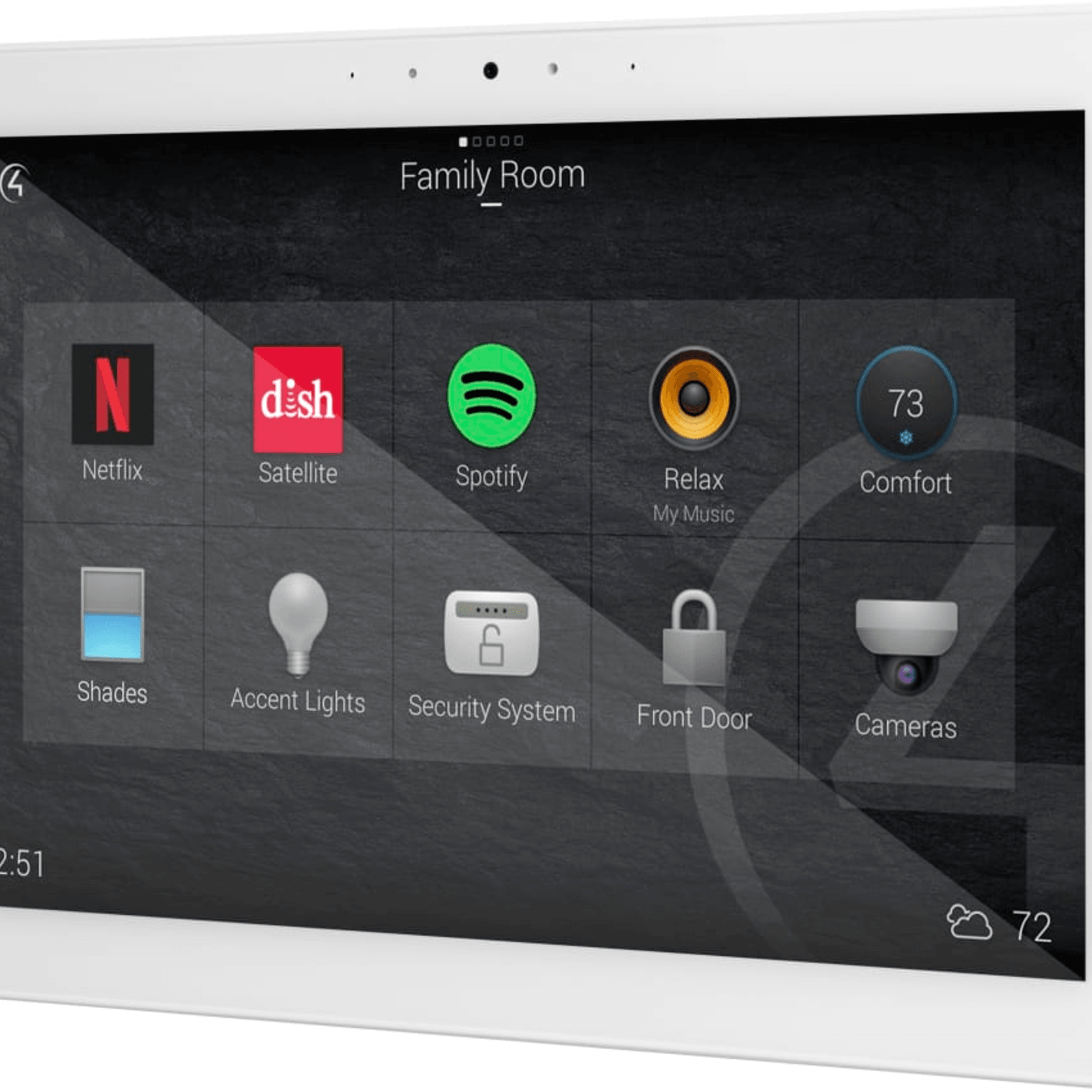 Control4® T4 Series In-Wall Touchscreen gallery detail image