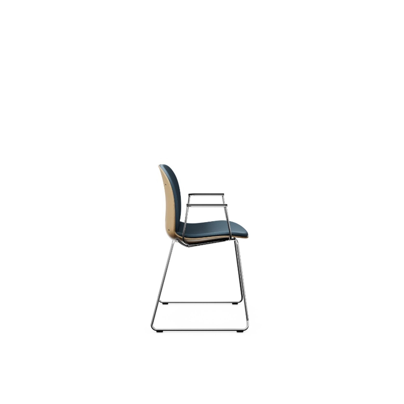 Profim Noor 6065SB Veneer Chair With Seat and Back Upholstery gallery detail image