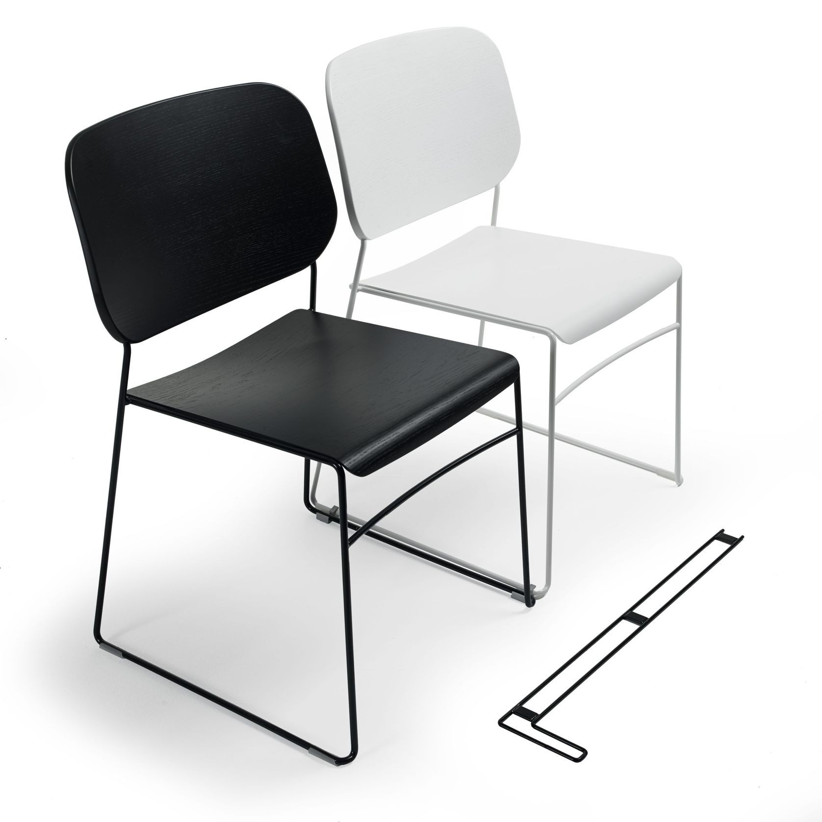 Lite Stackable Chair by Broberg & Ridderstråle gallery detail image