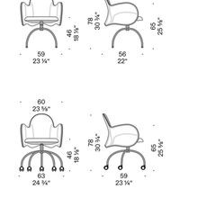 Incisa Office Chair by DePadova gallery detail image