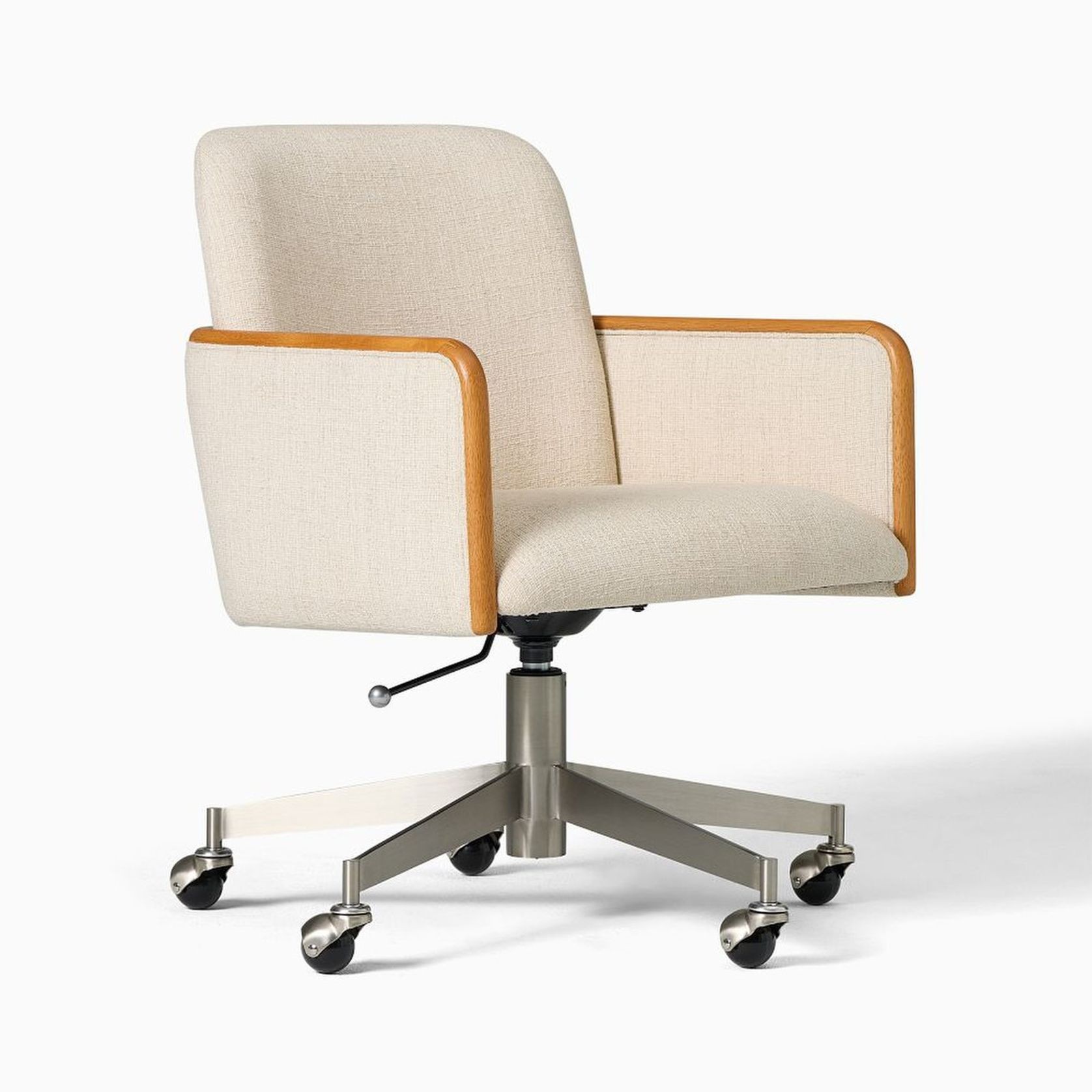 Show Wood Swivel Office Chair gallery detail image