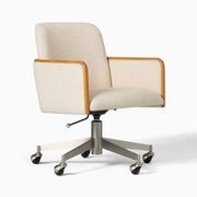 Show Wood Swivel Office Chair gallery detail image