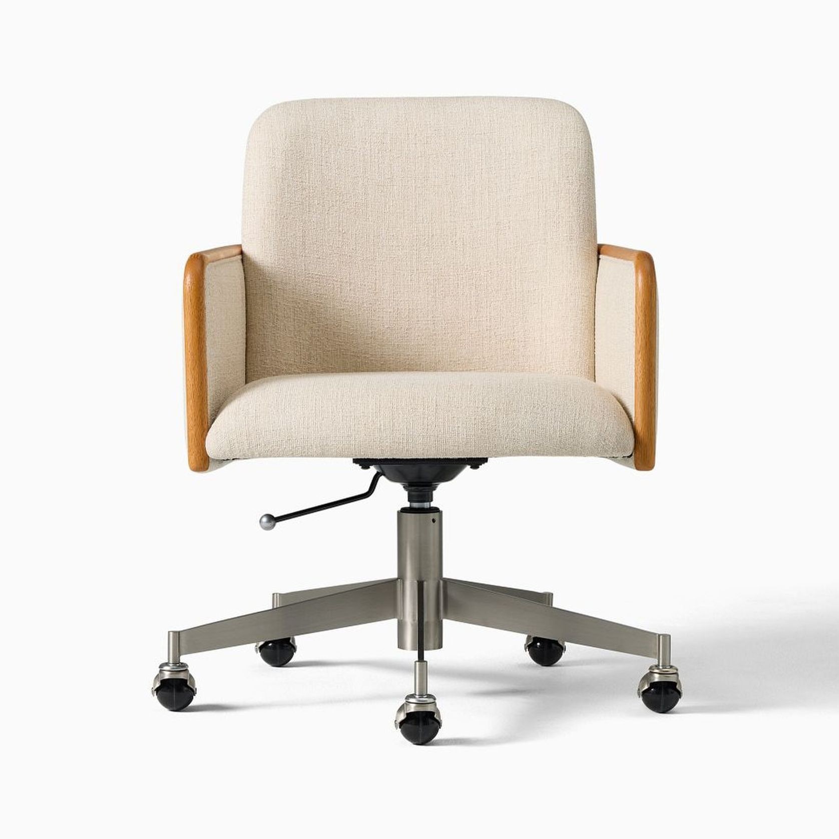 Show Wood Swivel Office Chair gallery detail image