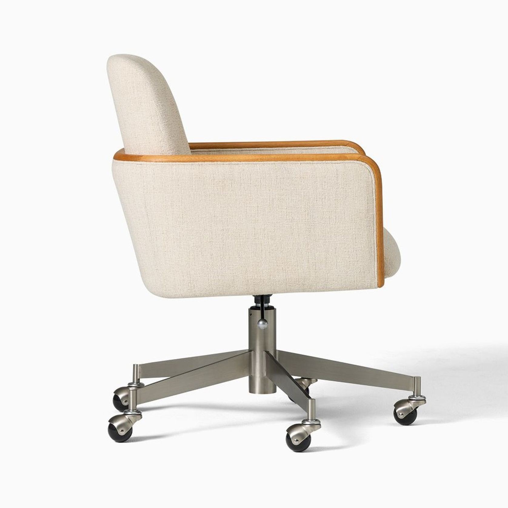 Show Wood Swivel Office Chair gallery detail image