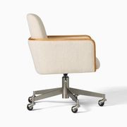 Show Wood Swivel Office Chair gallery detail image