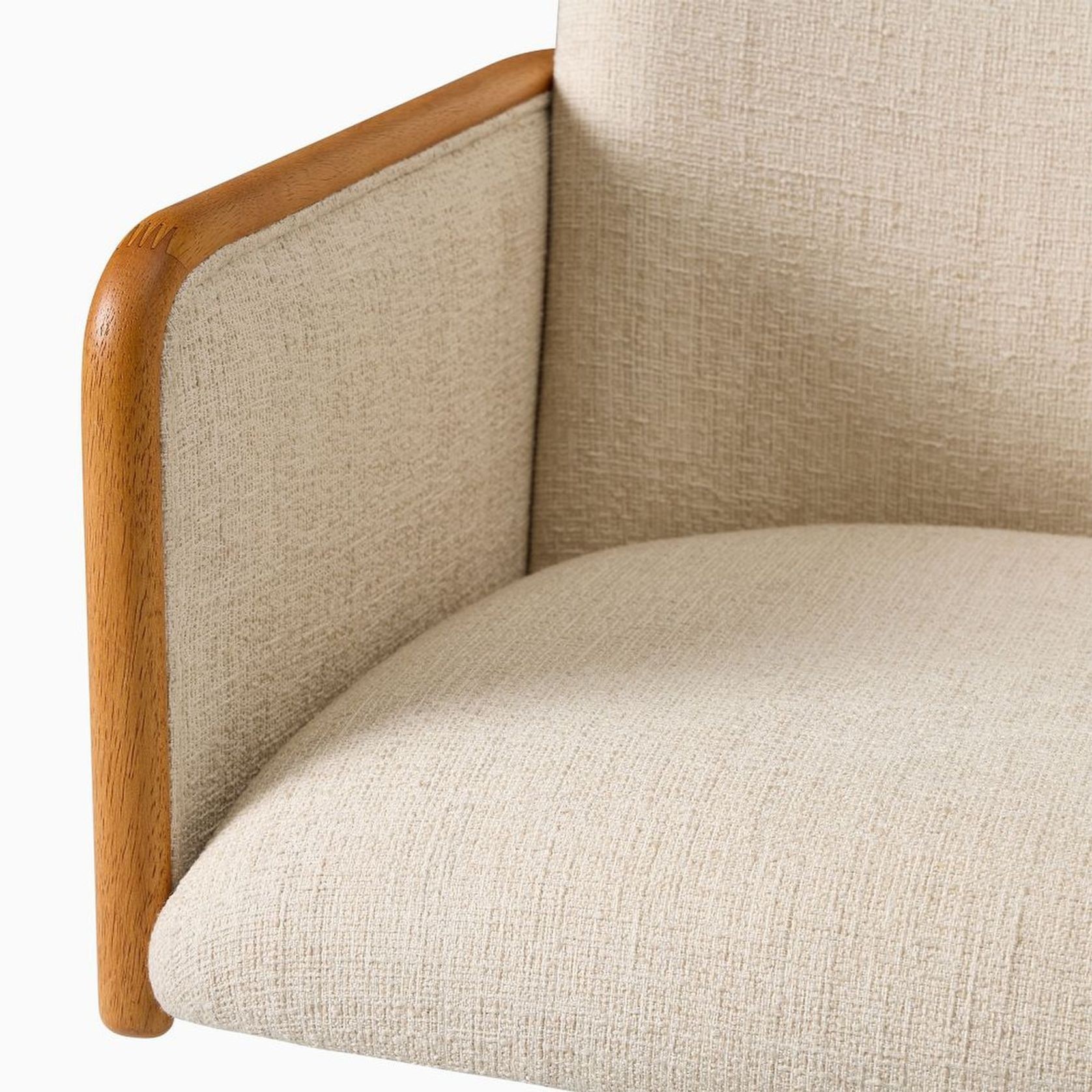 Show Wood Swivel Office Chair gallery detail image