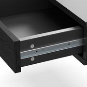 Einar 3 Drawer Office Writing Desk | Black gallery detail image
