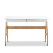 Aleksander 2 Drawer Writing Desk | White Oak gallery detail image