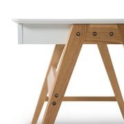 Aleksander 2 Drawer Writing Desk | White Oak gallery detail image