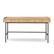 Linea 2 Drawer 140cm Desk Natural Oak | L3 Home gallery detail image