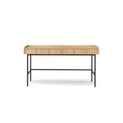 Linea 2 Drawer 140cm Desk Natural Oak | L3 Home gallery detail image