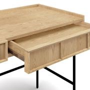 Linea 2 Drawer 140cm Desk Natural Oak | L3 Home gallery detail image