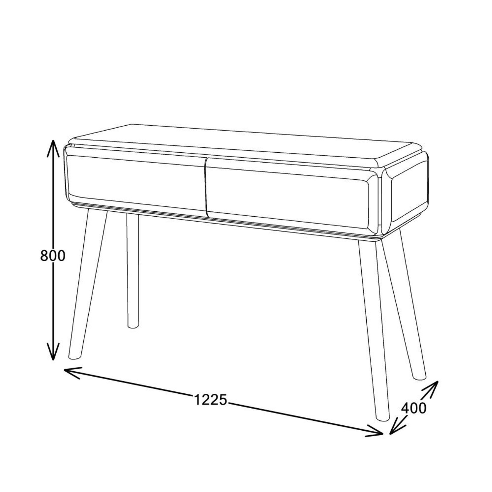 Casa Hardwood Console Table | Natural gallery detail image