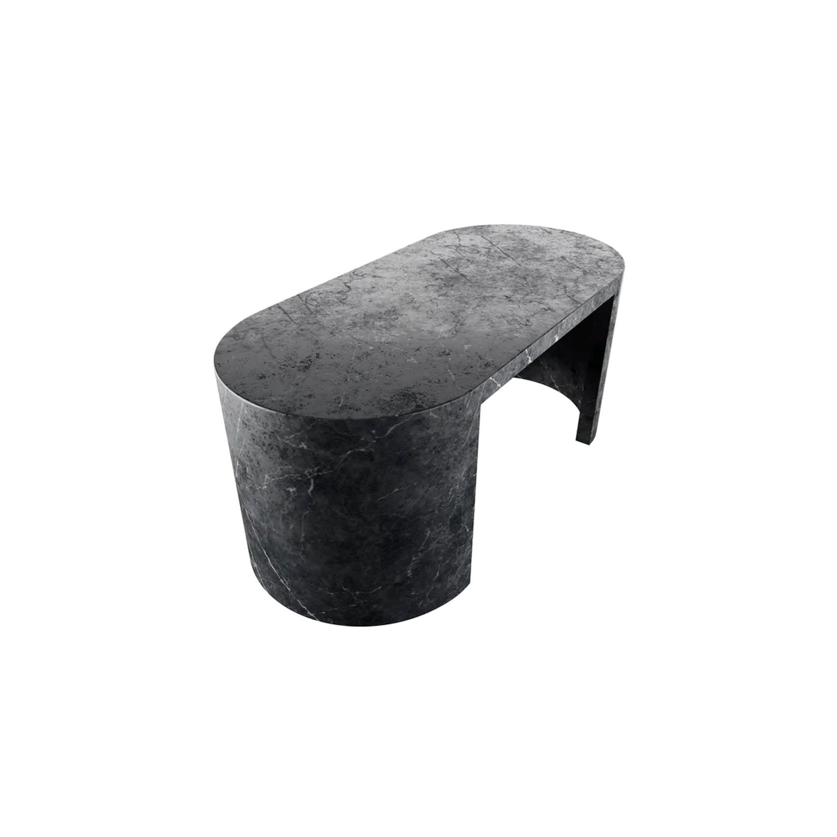 Zen Oblong Stone Office Desk gallery detail image