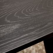 Vaasa Oak Dining Table Matte Black - 180cm gallery detail image